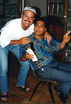 John Gasbarre (Islandman) and Derek Richards (Radio St. Helena).