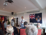 Michael Swayles open the AGM