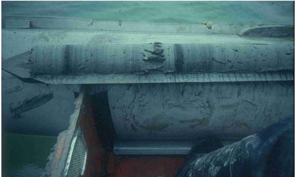 sediment core from Livingston