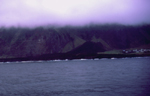 The crater from sea